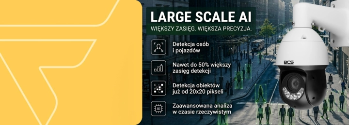 Large Scale AI i AcuPick w kamerach BCS Line – nowy poziom analizy wideo