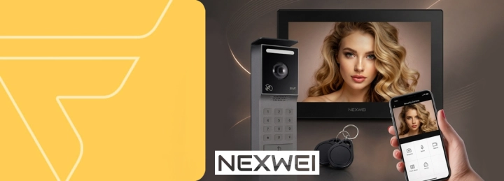 Nowe wideodomofony Nexwei IP, inteligentne zestawy 2-żyłowe z WiFi, aplikacją TUYA i funkcją AI