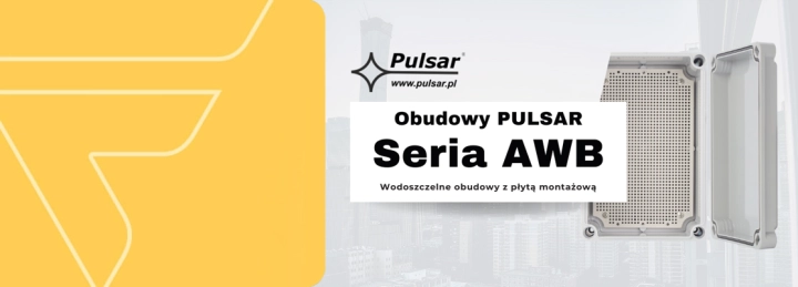 Nowości w ofercie PULSAR: wodoszczelne obudowy z płytą montażową serii AWB