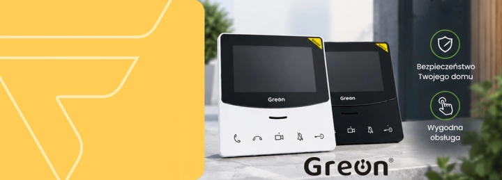 Wideodomofon Greon w instalacji wielomieszkaniowej – GR-IS5TB i GR-IS5TW dla inwestycji deweloperskich