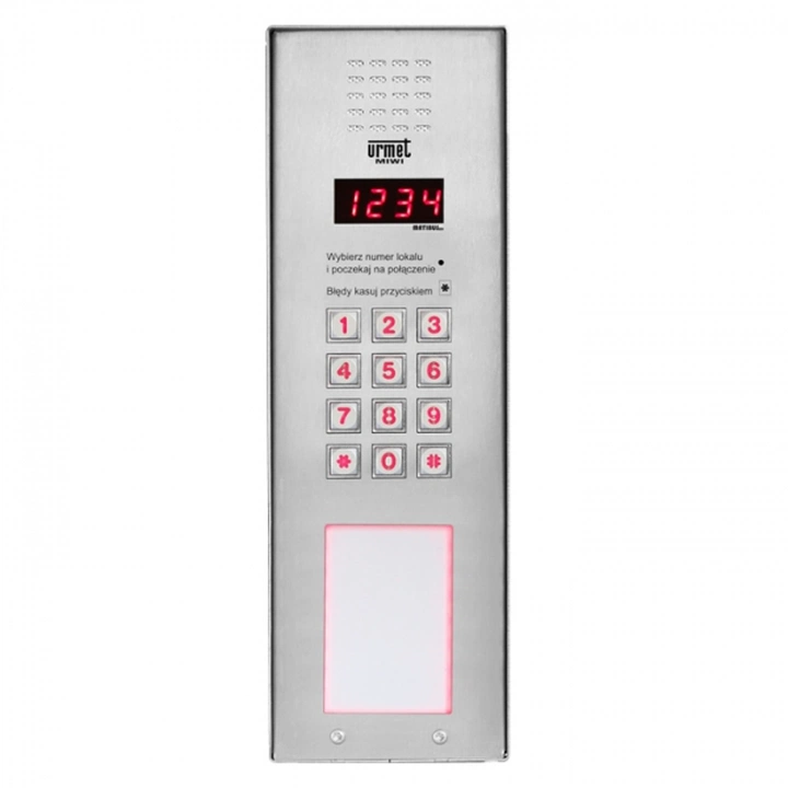 1052/101VD Matibus SE Urmet Cyfrowy panel zewnętrzny Vertical, z klawiaturą