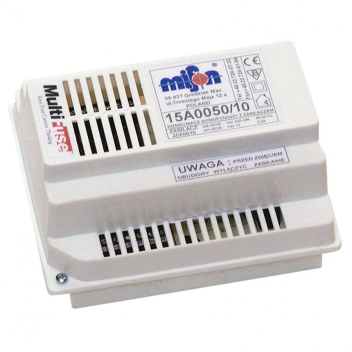 15A005010 MIFON Wzmacniacz domofonowy z zasilaczem sieciowym 10VA 