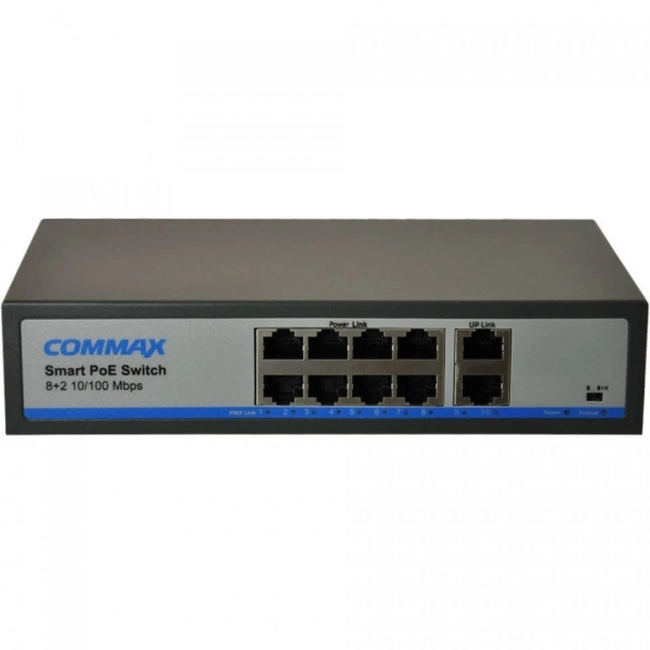 CIOT-H8L2 COMMAX Switch PoE 10-portowy do wideodomofonu IP