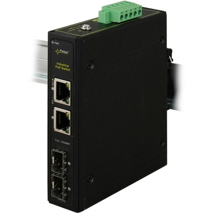 ISFG42 PULSAR Switch przemysłowy Gigabit Ethernet, 2x PoE