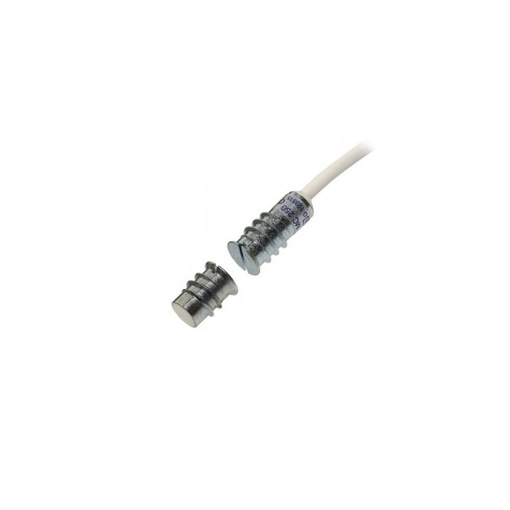 MC 250 ALARMTECH Skrócony kontaktron magnetyczny z 4-żyłowym przewodem VdS