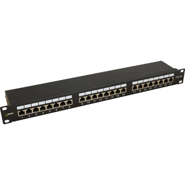 RP-F24V5 Pulsar Patch panel 19 cali, 24-portowy, kat. 5e FTP