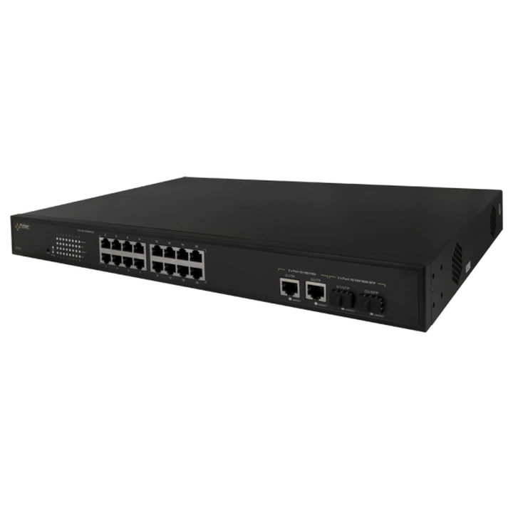SF116 Pulsar Switch 18-portowy, 16 portów PoE, SFP