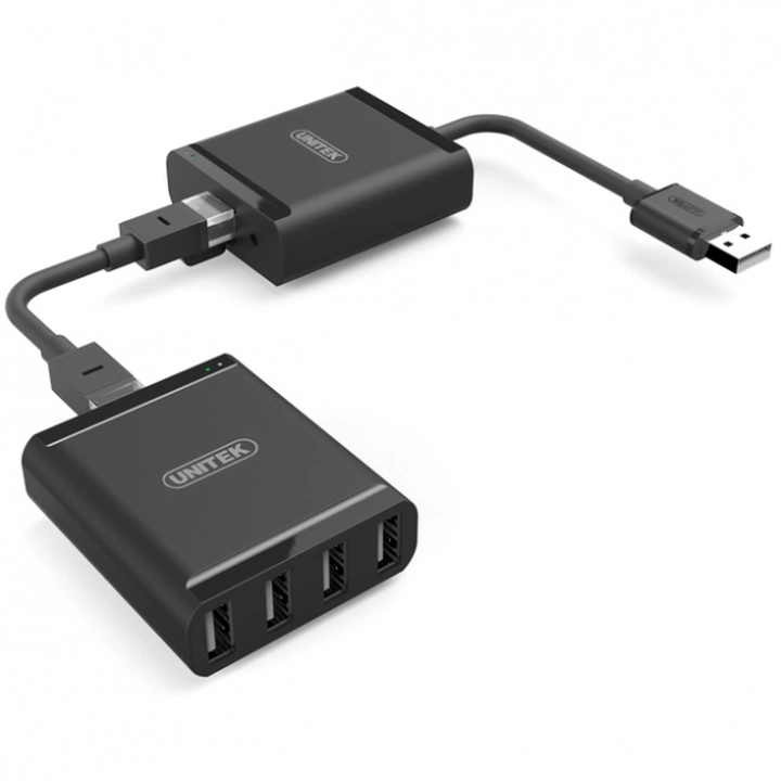 Y-2516 UNITEK Przedłużacz USB 2.0 przy pomocy przewodu UTP