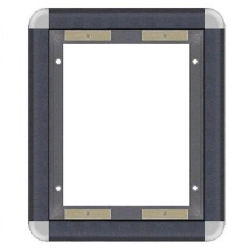 03X0302C MIFON Ramka aluminiowa do dwóch kaset jednorzędowych