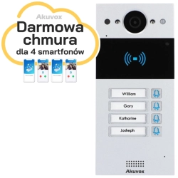 AKUVOX R20BX4 Panel zewnętrzny 4 rodzinny, wideodomofon IP