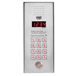 1052/105VD Matibus SE Urmet Cyfrowy panel zewnętrzny Vertical, z klawiaturą i czytnikiem DALLAS