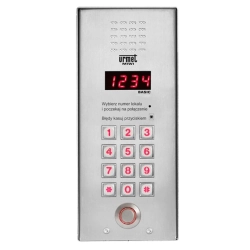 1062/105VD BASIC Urmet Cyfrowy panel zewnętrzny Vertical, z klawiaturą i czytnikiem DALLAS