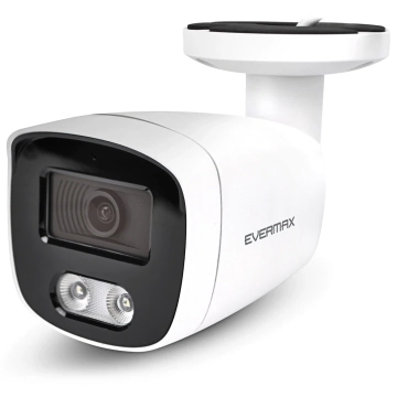 EVERMAX EVX-IP5B71-IRW-Ai-W Kamera IP tubowa biała 5Mpx IR 40m AI IP67 mikrofon