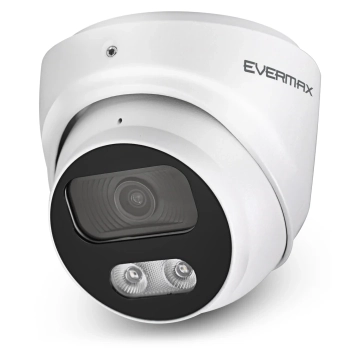 EVERMAX EVX-IP5D01-IRW-Ai-W Kamera IP kopułkowa biała 5Mpx IR 40m AI IP67 mikrofon