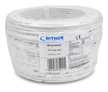 Przewód YTDY BiTprotect 10x0,5mm BITNER 100mb / LA0054