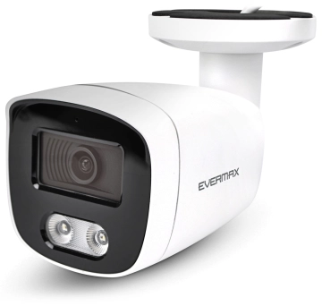 EVERMAX EVX-IP8B01-IRW-Ai-W Kamera IP tubowa biała 8Mpx 2.8mm IR 40m AI IP67 mikrofon