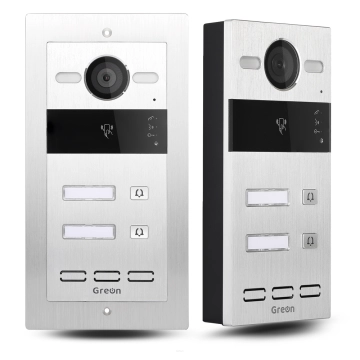 GREON GR-OS10-2BP Dwurodzinny panel bramowy IP podtynkowy