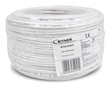 Przewód YTDY BiTprotect 12x0,5mm BITNER 100mb / LA0055