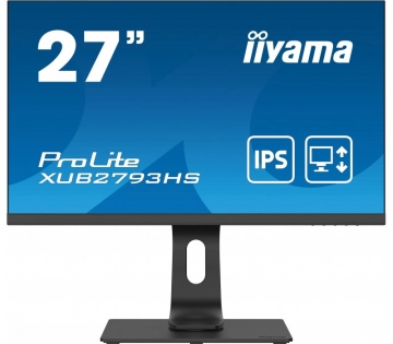 XUB2793HS-B4 IIYAMA Monitor FullHD 27 cali z matrycą IPS LED