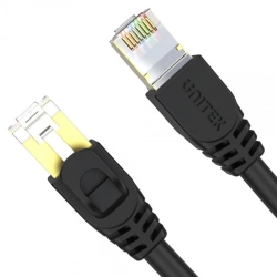 C1813EBK UNITEK Przewód patchcord SSTP kat. 7, 10 metrów