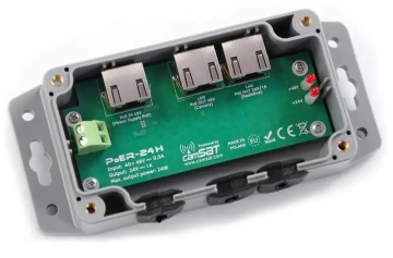 PoER-24h Camsat Hermetyczny konwerter zasilania z 48 V PoE na 24 V PoE do nadajników IP
