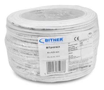 Przewód YTDY BiTprotect 8x0,5mm BITNER 100mb / LA0053
