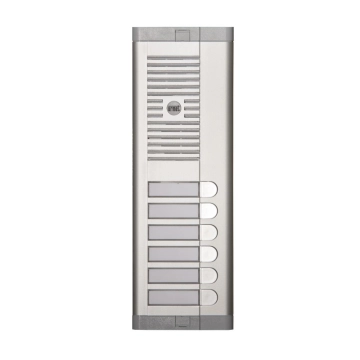 925/106 URMET Panel jednorzędowy, 6 przycisków wywołania