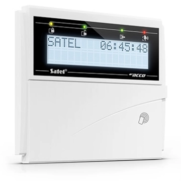 ACCO-KLCDR-W SATEL Manipulator LCD z czytnikiem kart zbliżeniowych