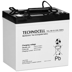 TCL 55-12 TECHNOCELL Akumulator AGM 12V 55Ah
