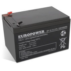 Akumulator EP 12-12 EUROPOWER 12V 12AH
