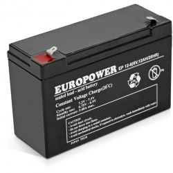 Akumulator EP 12-6 EUROPOWER 6V 12AH