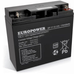 Akumulator EP 17-12 EUROPOWER 12V 17AH