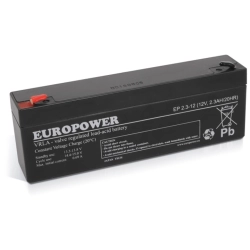 Akumulator EP 2,3-12 EUROPOWER 12V 2.3AH