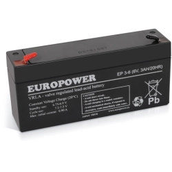 Akumulator EP 3-6 EUROPOWER 6V 3AH
