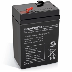 Akumulator EP 4,5-6 EUROPOWER 6V 4.5AH
