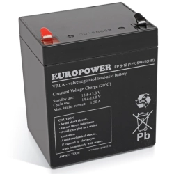Akumulator EP 5-12 EUROPOWER 12V 5AH
