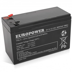 Akumulator EV 9-12 EUROPOWER 12V 8AH