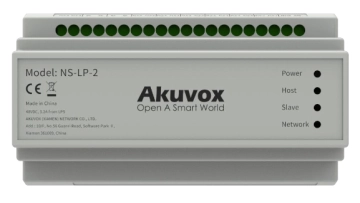 AKUVOX NS-LP-2 Moduł 2-wire LAN 6 magistral PLC