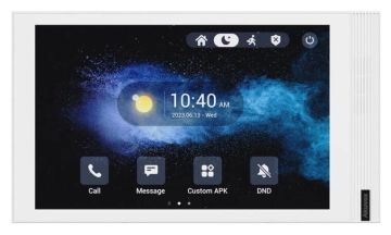 AKUVOX S563W Monitor 8 cali, wideodomofon IP Wi-Fi, Android 12, Biały