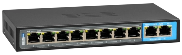 BCS-B-SP0802G BCS BASIC Switch 8x PoE, 2xRJ45 Gigabit