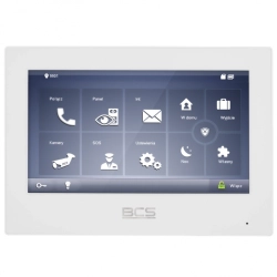 BCS-MON7700W-S Monitor wideodomofonowy IP BCS, biały