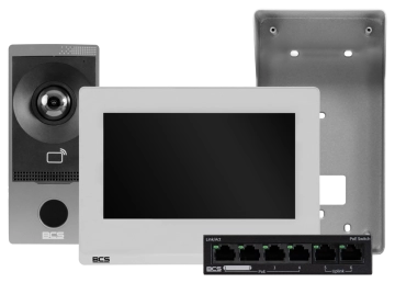 BCS-P-VIS02 Wideodomofon IP BCS POINT, zestaw