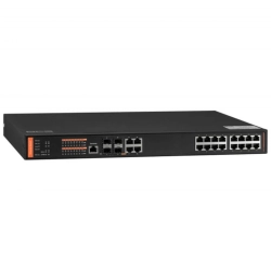 BCS-SP16G04G-4SFP-M Switch zarządzalny 16x PoE, 4x RJ45, 4x SFP Gigabit