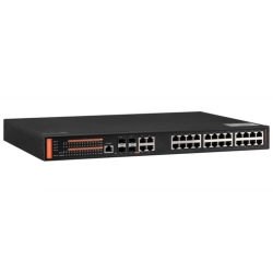 BCS-SP24G04G-4SFP-M Switch zarządzalny 24x PoE, 4x RJ45, 4x SFP Gigabit