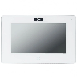 BCS-MON7300W-S Monitor wideodomofonowy IP BCS, biały