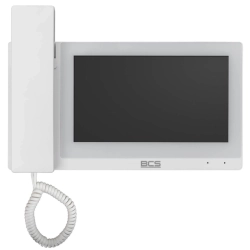 BCS-MON7500W-S Monitor wideodomofonowy IP BCS, biały