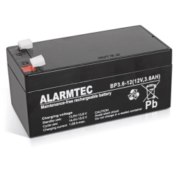 BP 3,6-12 Alarmtec Akumulator 3.6Ah, 12V