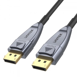 C1617GY UNITEK Kabel optyczny DisplayPort v1.4, 15 metrów