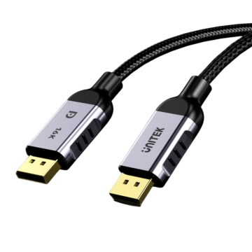 C1626GY01-1M UNITEK Kabel DisplayPort 2.1 1 metr 16K@60Hz 8K@120Hz 4K@240Hz