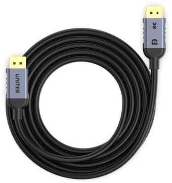C1628GY01-5M UNITEK Kabel DisplayPort 1.4 5 metrów 8K@60Hz 4K@240Hz